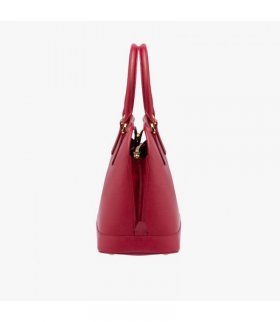 Prada 1BA567 Leather Tote In Red