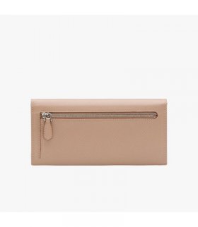 Prada 1MH037 Leather Wallet In Apricot